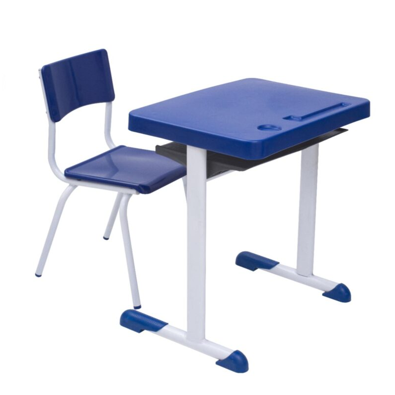 Kit Escolar Individual (Mesa e Cadeira) – INFANTIL 03 a 06 Anos – Cor Azul - 4101 - Imagem 2