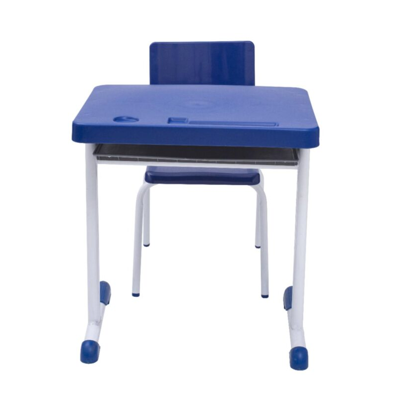 Kit Escolar Individual (Mesa e Cadeira) – INFANTIL 03 a 06 Anos – Cor Azul - 4101 - Imagem 4