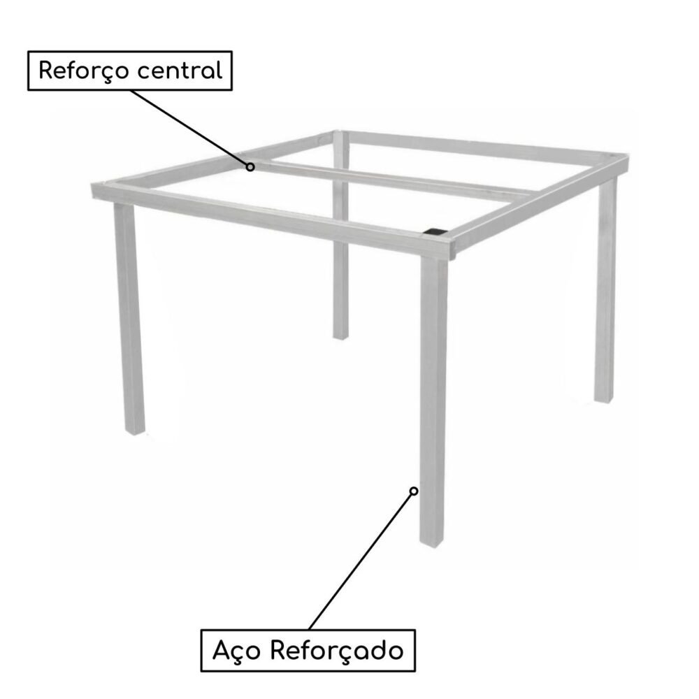 Conjunto Escolar para 4 crianças de 02 a 06 Anos INFANTIL – Tampo Plástico Vermelho – Móveis Supremo - 4174 - Imagem 3