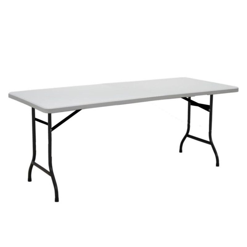 Mesa Refeitório MASTER – 1,80X0,45X0,75m – TAMPO PP BRANCO - 6009 - Imagem 4